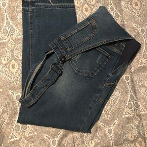 Indigo Blue Maternity Overalls